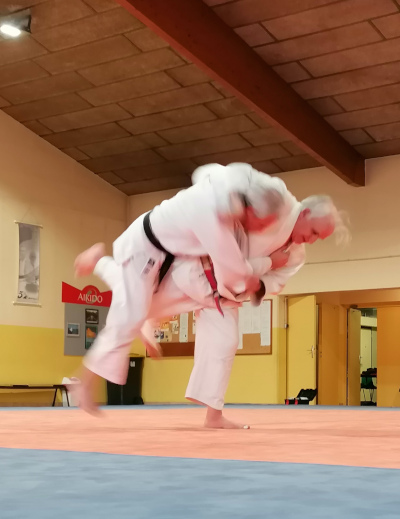 Démontration de Polo d'uchimata avec Pierre